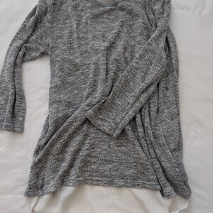 Gray Women's Knit Top